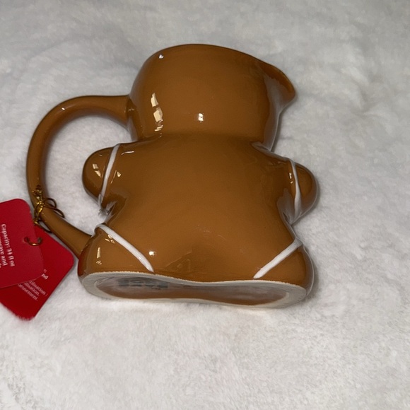 Bake Shop Holiday Gingerbread Man Christmas Measuring jug/ Cup Frosted Hearts - Picture 6 of 8